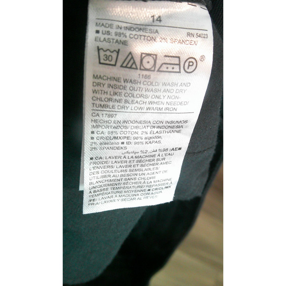 Old Navy Women's 14 Black Wide Leg Pants Cotton Spandex - Picture 9 of 9